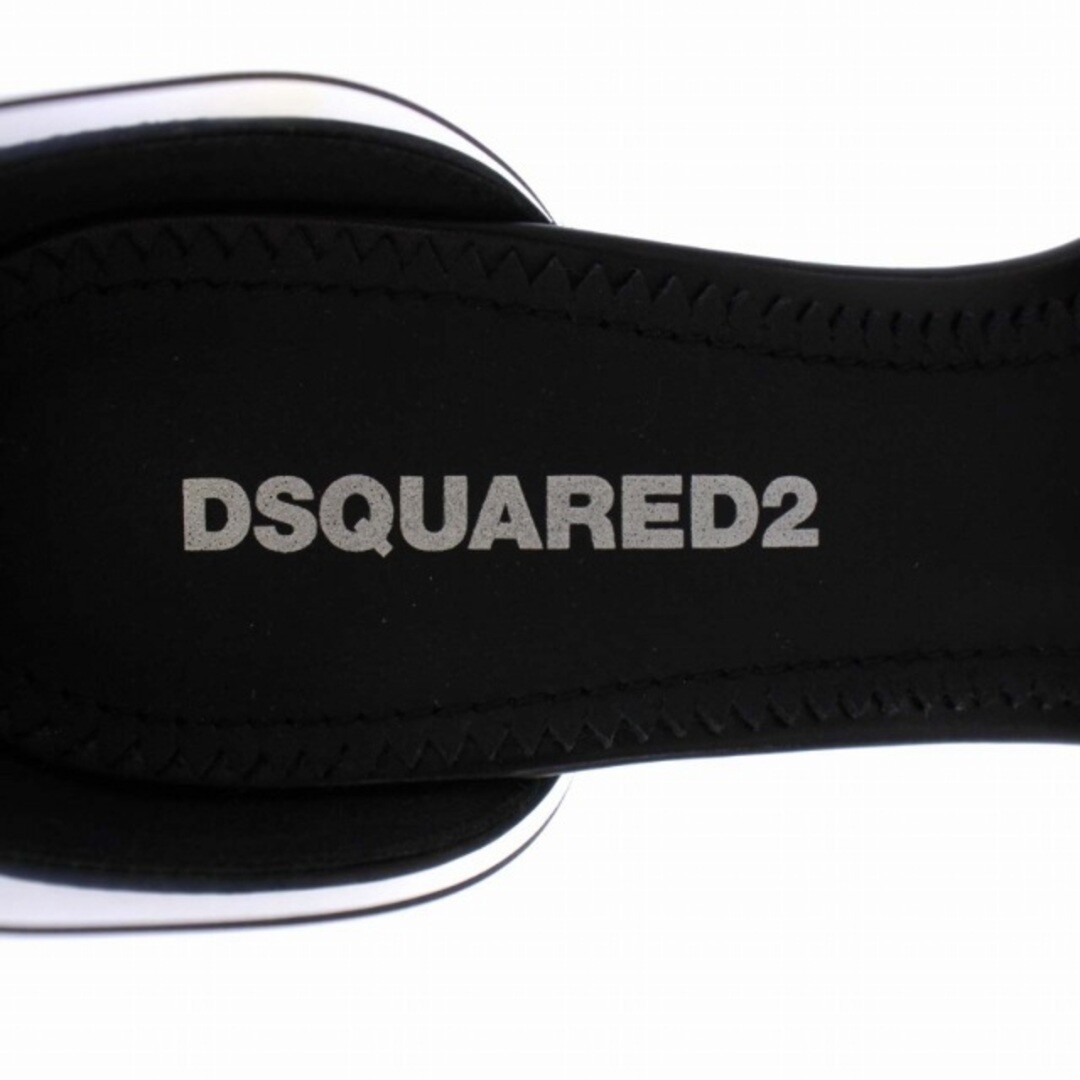 Dsquared DSQUARED2 Mule Sandals High Heels Strap Leather 37 Dsquared DSQUARED2 Mule Sandals High Heels Strap Leather 37