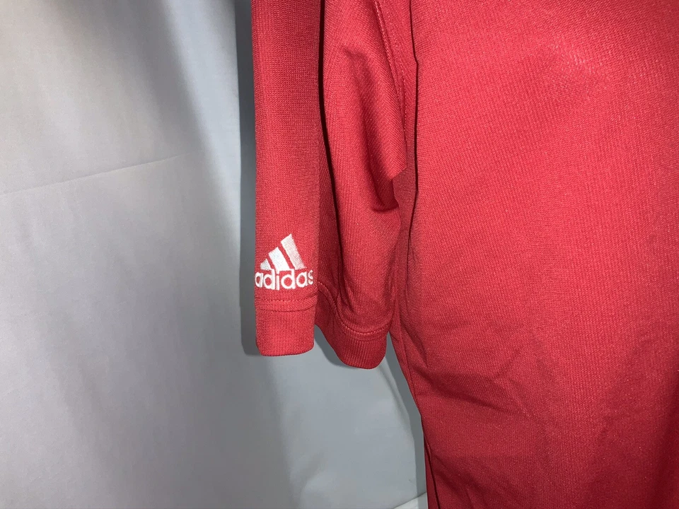 Adidas US Open JPMorgan Chase Polo Tenis Camisa M Hombres Rojo Poli Sin Etiquetas YGI I0-351 Foto 4 de 4