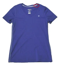 Champion Athletic Short Sleeve Shirt Top Women's Size Small S Purple Powertrain