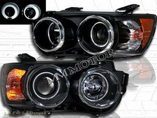 12-14 Chevrolet Sonic 4drhatchback Ccfl Halo Black Projector Headlights Amber