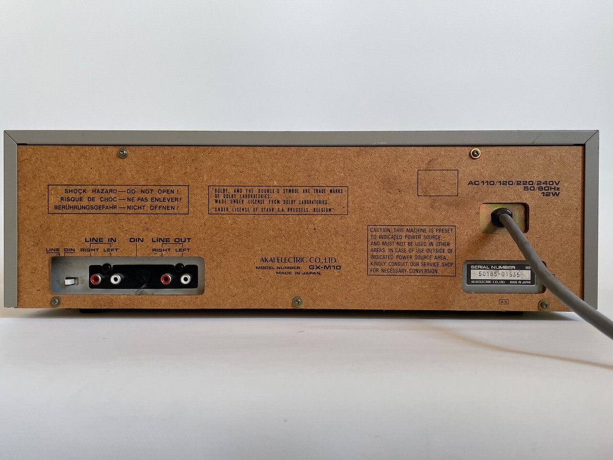 AKAI アカイ ステレオカセットデッキ GX-M10
