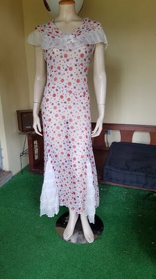 bias cut tea dress