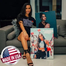 Custom Canvas Printing Posters Photos Pictures with Wood Frame Wall Art Prints