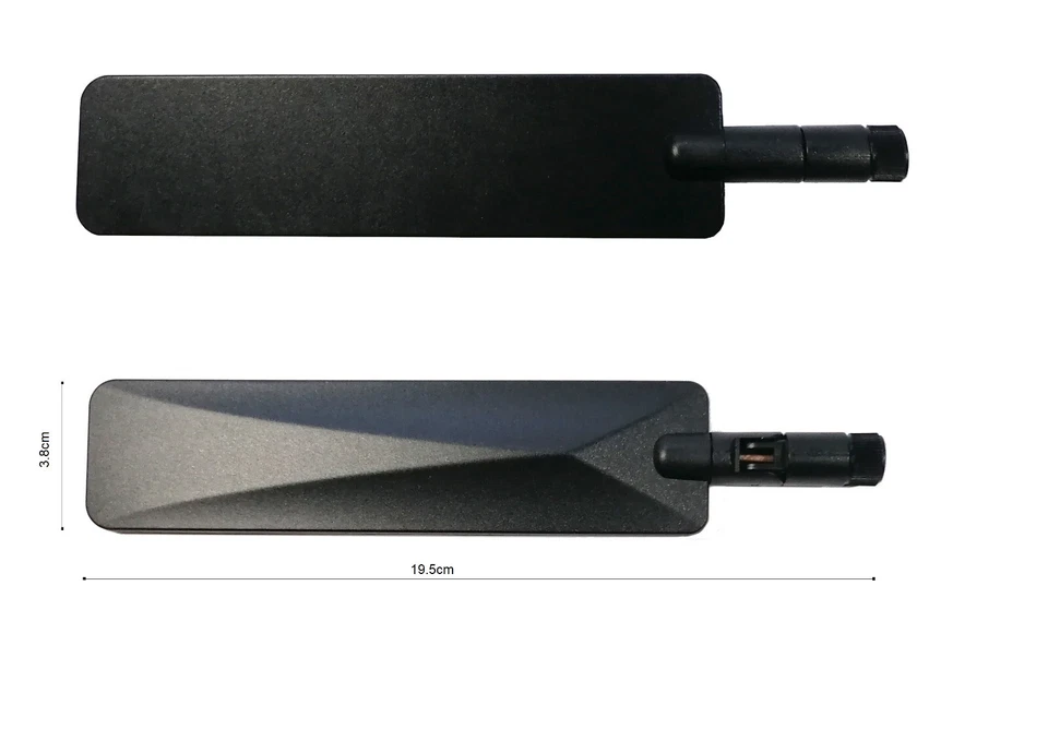 HighGain 2.4&5G dual band WiFi 10dBi antenna SMA-J (maschio) 25 cm I.PX4 set trecce - Immagine 3 di 4