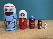 Nativity Russian Nesting Dolls Christian Matryoshka Golden Cockere Jesus