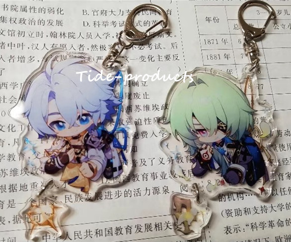 Honkai: Star Rail Anaxagoras Castorice Phainon Acrylic Keychain