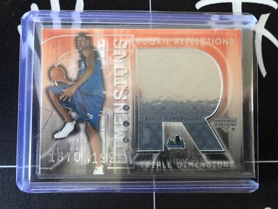 03-04 Triple Dimensions Ndudi Ebi Rookie Reflections Timberwolves RC /1999 #108