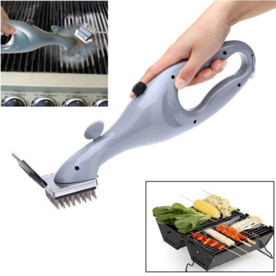 BBQ Grill Dampf Reinigungsbürste Edelstahlborsten Grillplatte Reiniger Werkzeug UK
