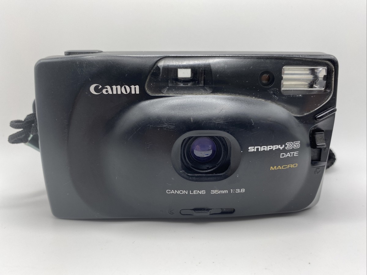 Vtg Canon Snappy 35 Date Macro 35mm Point & Shoot Film Camera