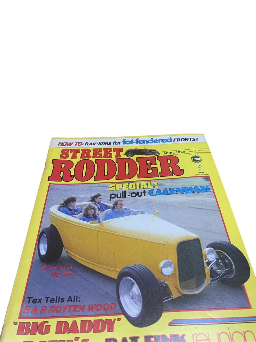 Street Rodder magazine April 1986--Big Daddy Roth "Rat Fink" - Pull Out  Calendar | eBay