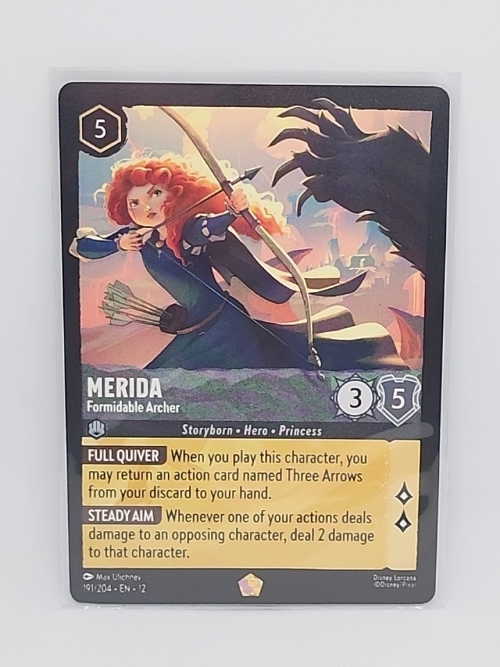 Merida - Formidable Archer - Legendary 191/204 - Disney Lorcana  - Wilds Unknown