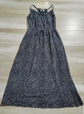 Universal Thread Women's Smocked Midi Sundress BlackCream Abstract Sz XSmall NWT