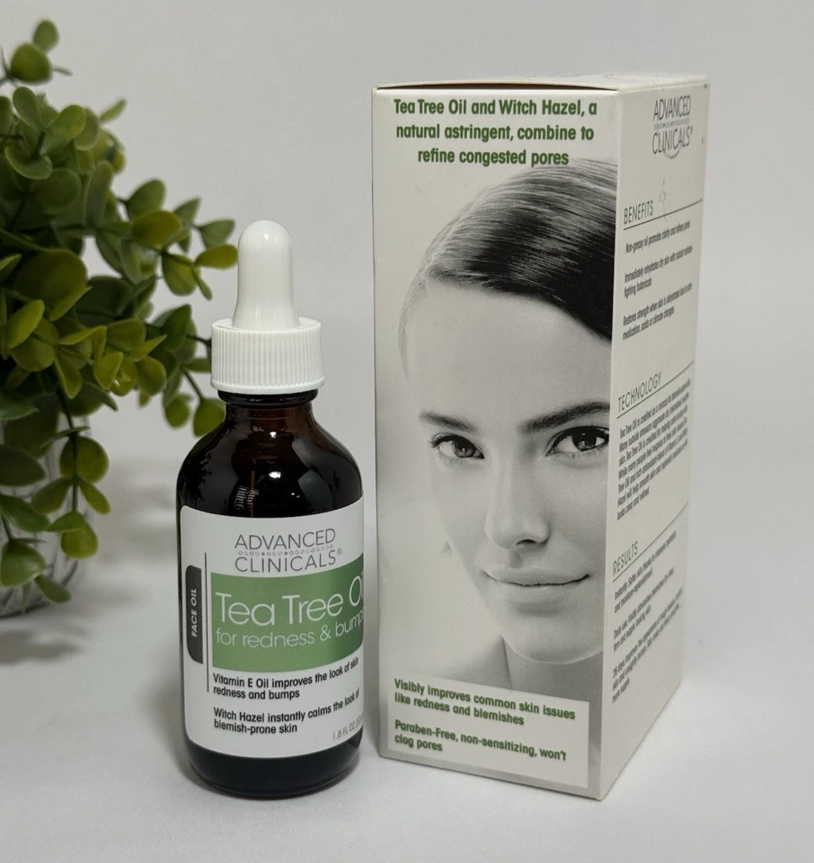 Advanced Clinicals Tea Tree Oil Clears Redness & Bumps with Vitamin E 1.8 fl oz - Image 2 of 4