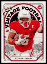 2023 Onyx Vintage Football #OVRS Raheim Sanders Arkansas Razorbacks