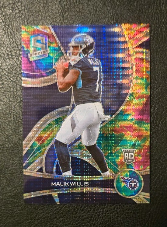 2022 Panini Spectra Rookies Malik Willis #138 Celestial Prizm 4/99 (RC)