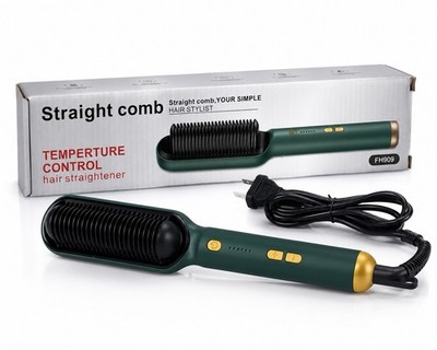 Straight comb temperature control, hair straightener