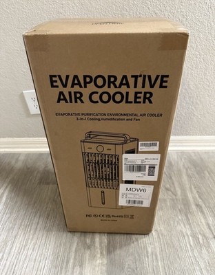 Windowless Portable Air Conditioners with Remote, 3-IN-1 Evaporative Air Cooler 