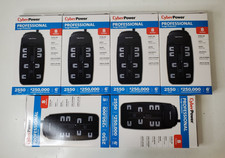 New Lot of 5 CyberPower 8 Outlets Professional Surge Protector CSP806T 