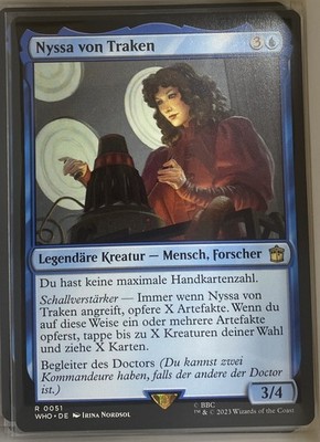 Nyssa von Traken 51 Doctor Who WHO MTG deu.