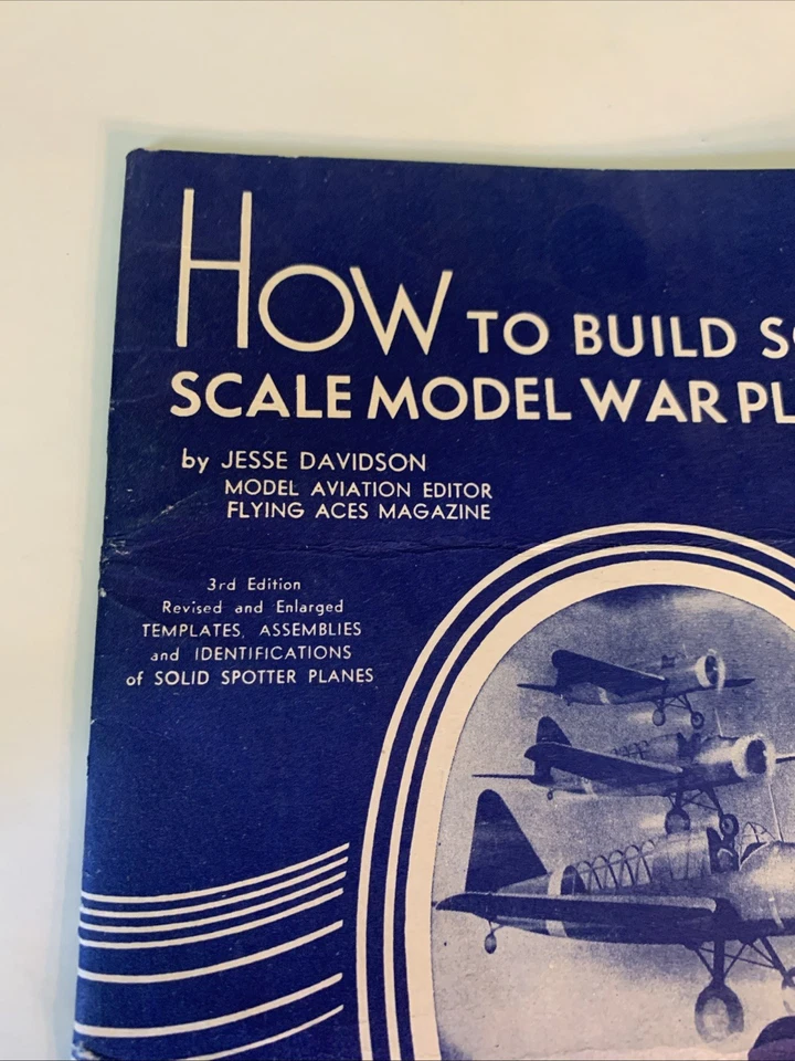 X-Acto Vintage Book How to Build solid scale Model Airplanes 3rd edition 1944 - Image 2 of 4