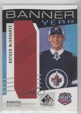 2025-26 SP Game Used 2022 NHL Draft Banner Year Relics Rutger McGroarty 0wu7