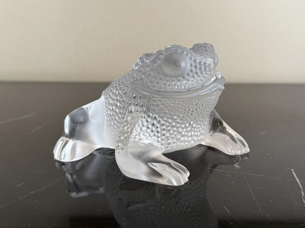 Lalique Frog Art Glass for sale | eBay