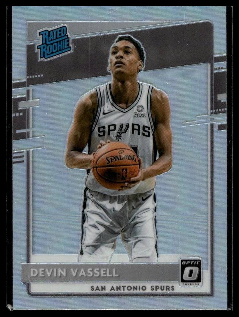 2020-21 Donruss Optic #161 Devin Vassell Holo Rated Rookie