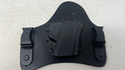 CrossBreed SuperTuck IWB Hybrid Holster Springfield XDS Black Leather Kydex RH