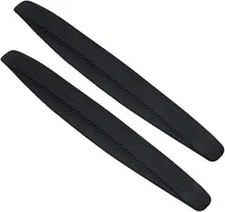 2-Packs Black Anti-Collision Patch Bumper Guard Strip Size: 2 PackColor: Black