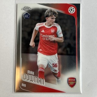 Max Dowman Topps Chrome UCC #57 RC Arsenal 2025 26