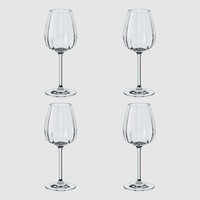 Villeroy & Boch Rosen Garden Glas Kelch Vino Weiß Set 4 StüCk 120Ml Crist