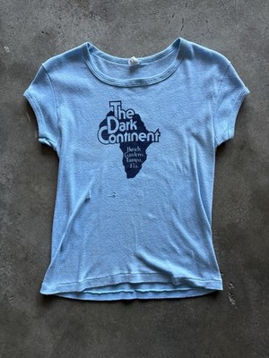 1960s True Vintage RARE The Dark Continent Tee Shirt