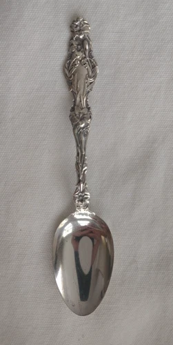 Sterling Silver Dessert Spoon ~ 'Lily' by Gorham