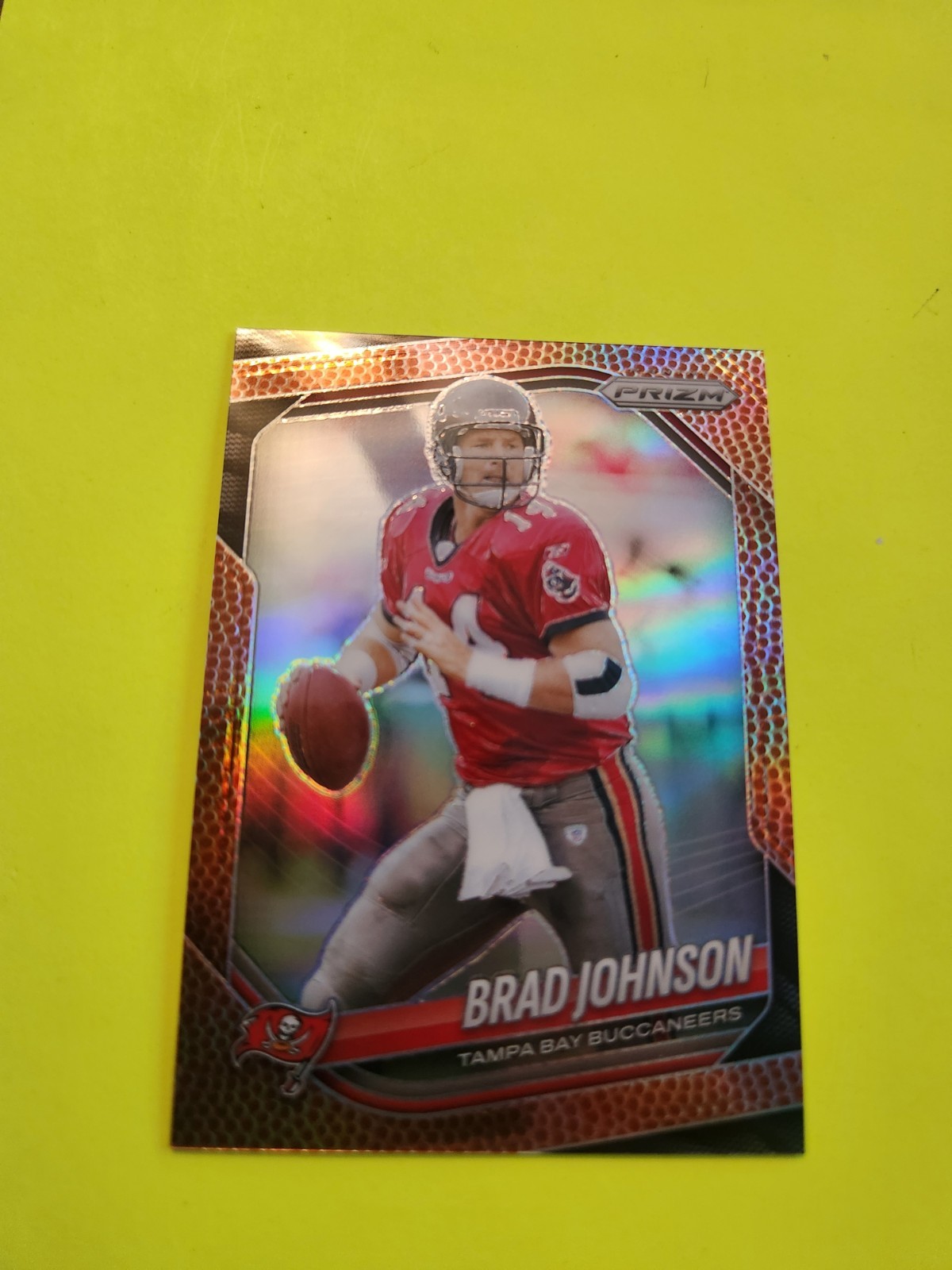 BRAD JOHNSON  2025 PANINI  PRIZM 111/180 PIG SKIN #213 TAMPA QB