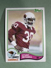 Stump Mitchell Rookie 1982 Topps St. Louis Cardinals #472 GG348