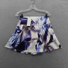 Calia 15 Inch Eagle Skort Small Multi Color Women Golf Athletic Ghost Flower NWT