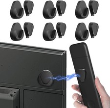6 Pack Magnetic Remote Control Holder Wall Mount,Convenient and Stylish TV Remot