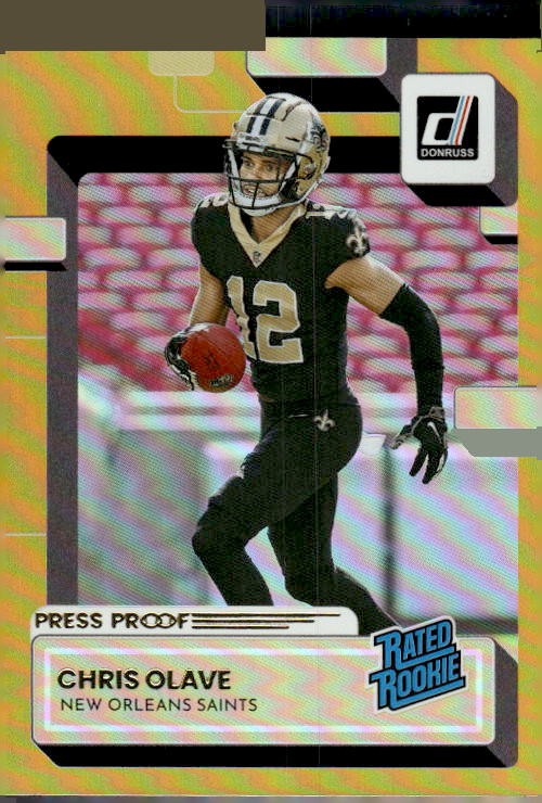 2022 Donruss Chris Olave #309 Premium Press Proof