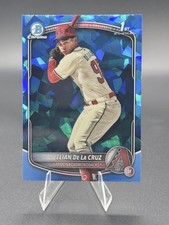2025 Bowman Chrome Elian De La Cruz 1st Bowman Sapphire Refractor BCP-249 Dbacks