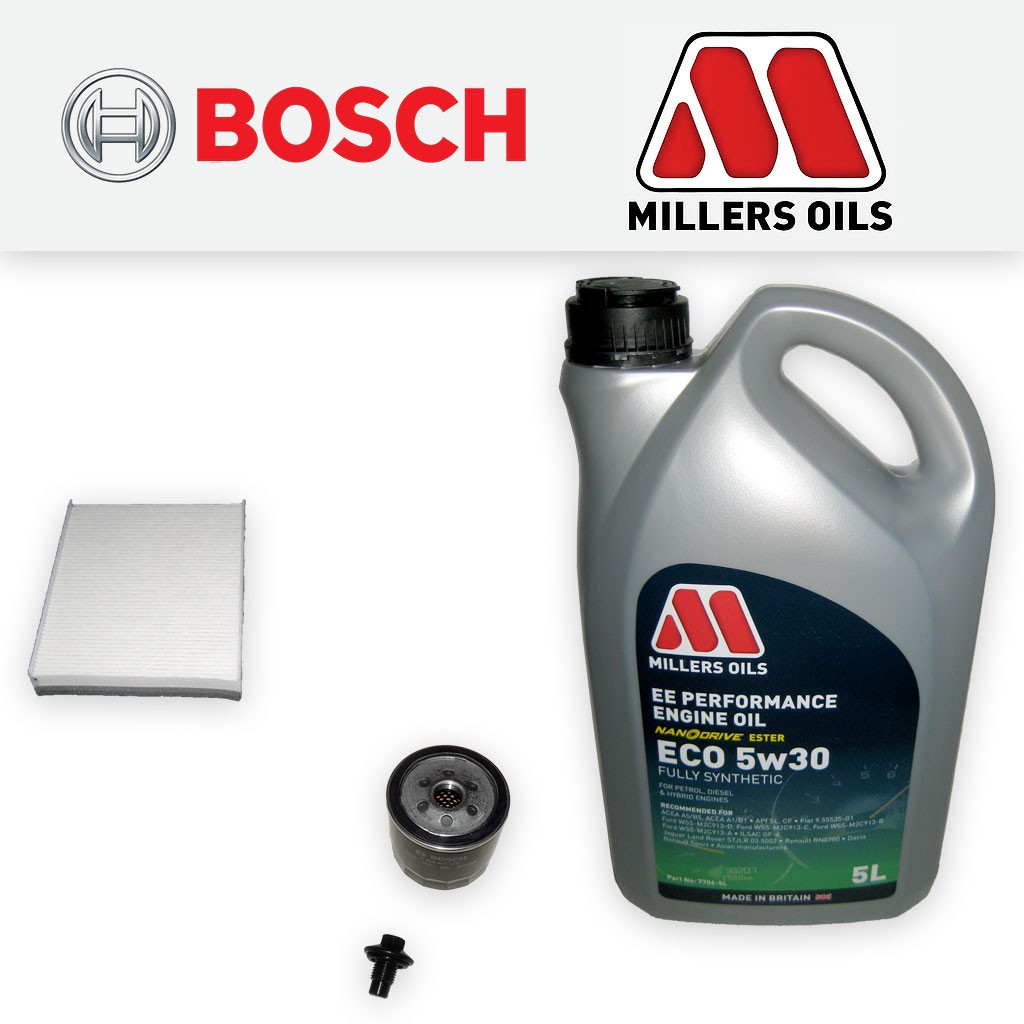 SERVICE KIT for FORD FOCUS MK3 1.6 ECOBOOST OIL CABIN FILTER +5w30 OIL 2010-2015