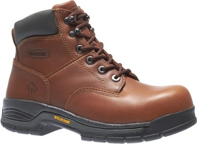 Wolverine Harrison Steel Toe 6'' Mens Brown Extra Wide 4E Work Boots