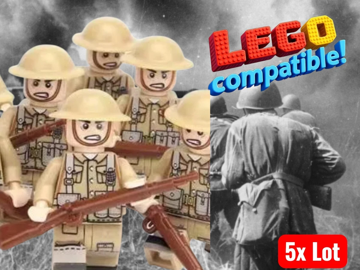 Minifigure LEGO Soldat Allemand WW2 - Infanterie D'automne - Occasion