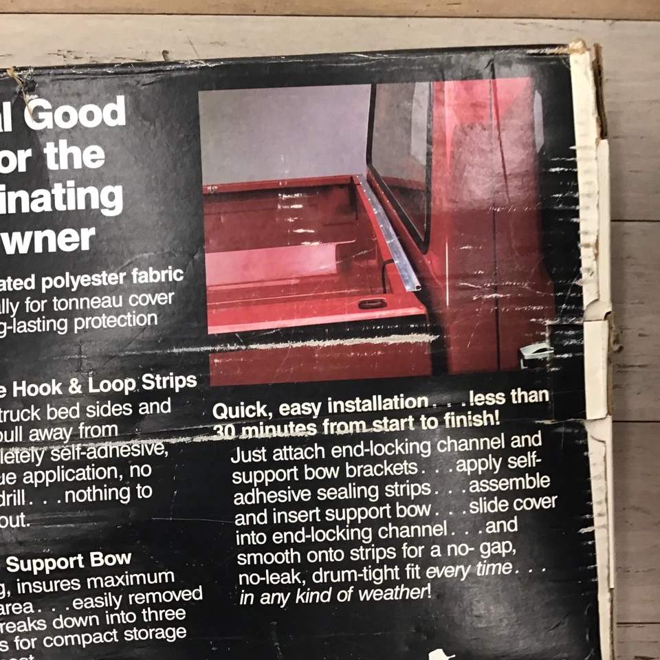 Cubierta Tonneau para camión Saddleman HOOK & LOOP para Chevy GMC Sportsside de colección Foto 4 de 4