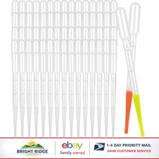 Disposable 3ml Pipettes with Accurate Scale for Liquid Transfer and Measuring