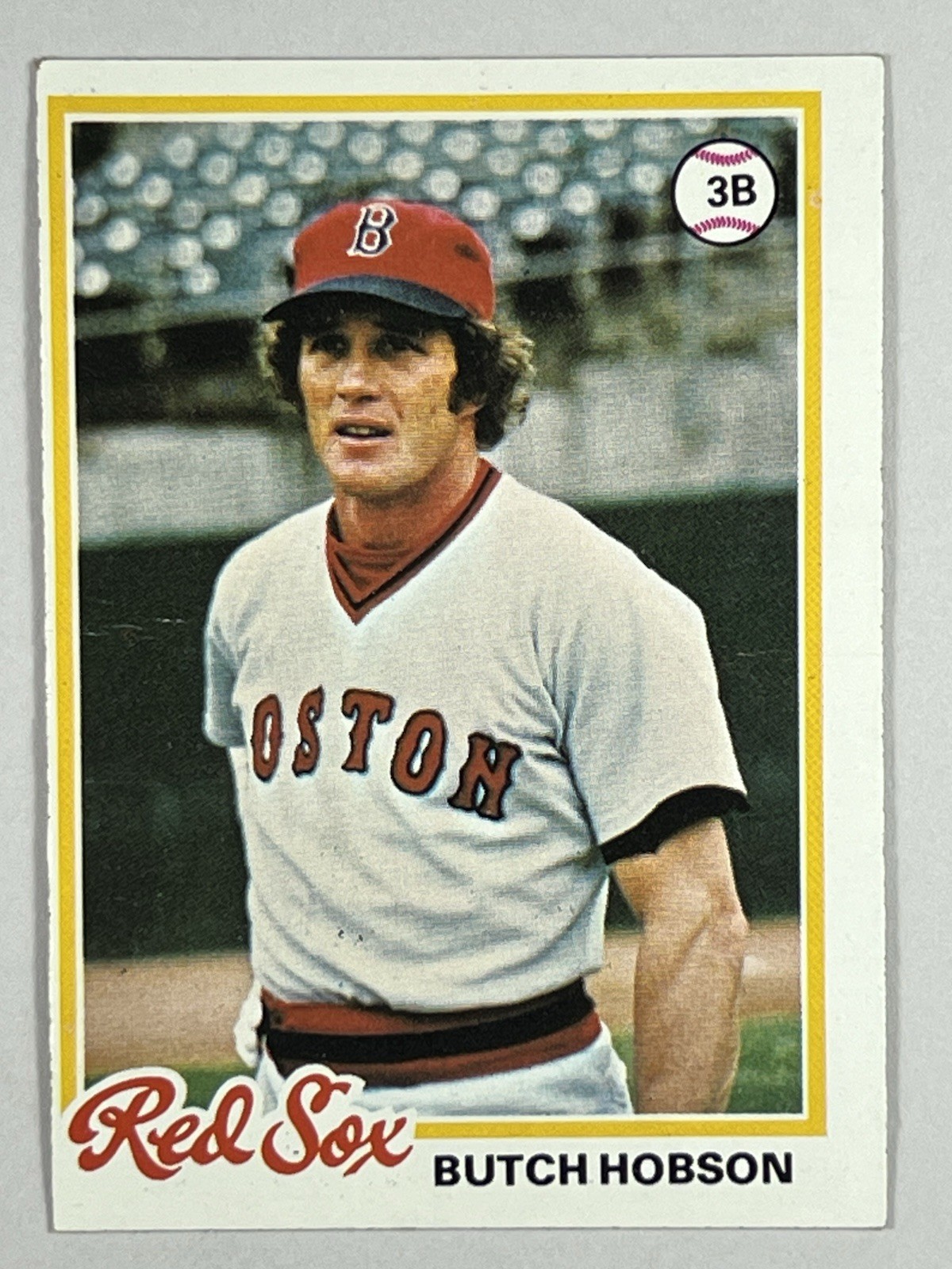 1978 Topps #155 Butch Hobson Boston Red Sox