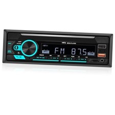 Single Din Bluetooth Car Radio Stereo Hands-Free Calls Push to Talk Style 1