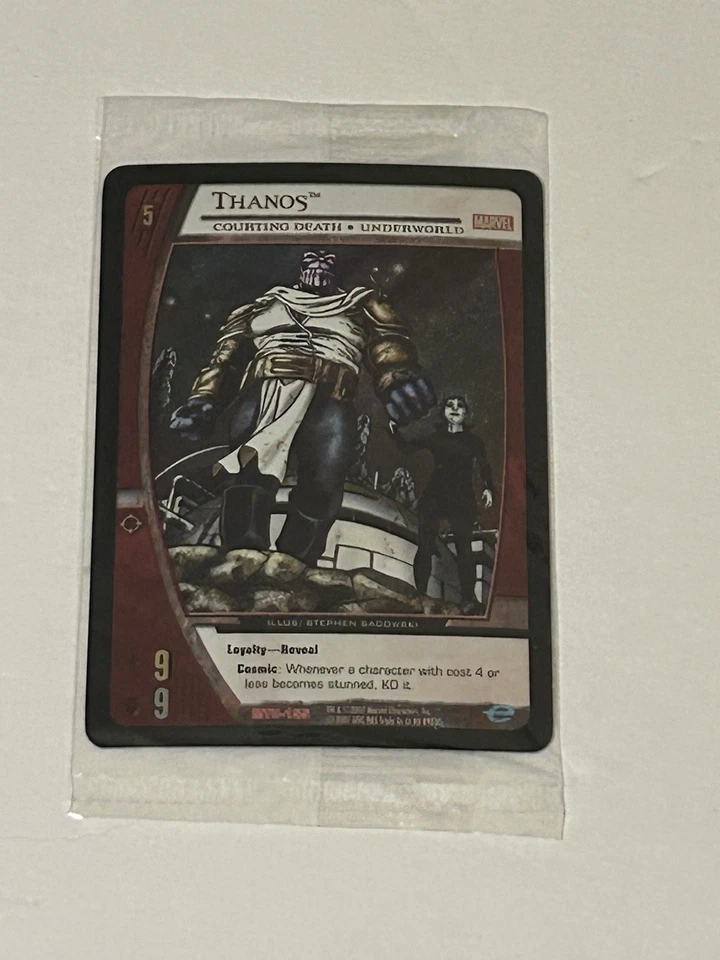 Thanos, Courting Death Extended Art EA LE - VS System MTU-155 Marvel Team Up - Image 2 of 3