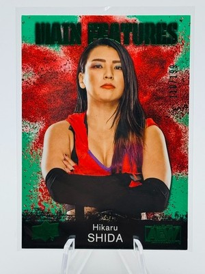 2021 HIKARU SHIDA Upper Deck MAIN FEATURES GREEN Parallel #110/199 Rookie 1st Ed