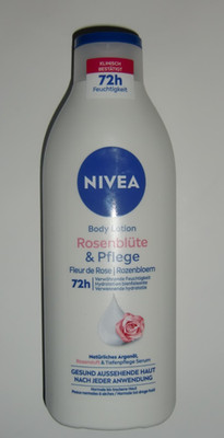 1x NIVEA Body Lotion 400 ml Rosenblüte&Pflege Feuchtigkeit Arganöl Rosenduft NEU