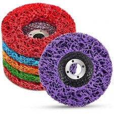 Poly Strip Wheel Discs Paint Rust Remove Abrasive Angle Grinder 115mm
